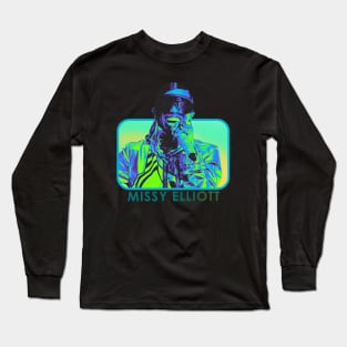 Missy Elliot - retro acid Long Sleeve T-Shirt